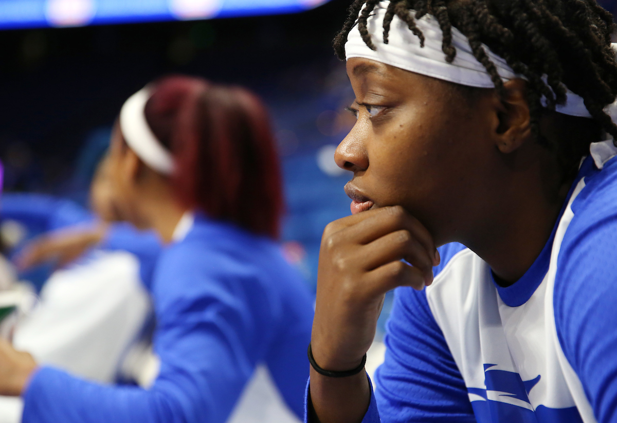 Kameron Roach

The UK Women's Basketball team beat Florida 62-51. 

Photo by Britney Howard | UK Athletics