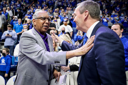 Tubby Smith. Mitch Barnhart.

Kentucky beat High Point 92-48.

Photos by Chet White | UK Athletics