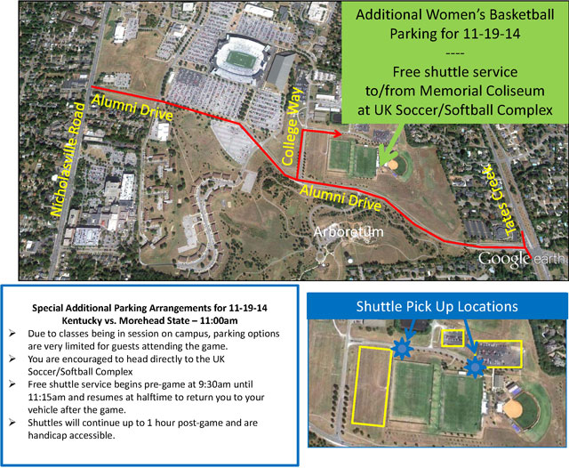 Important Parking and Seating Information for Hoops-Morehead State