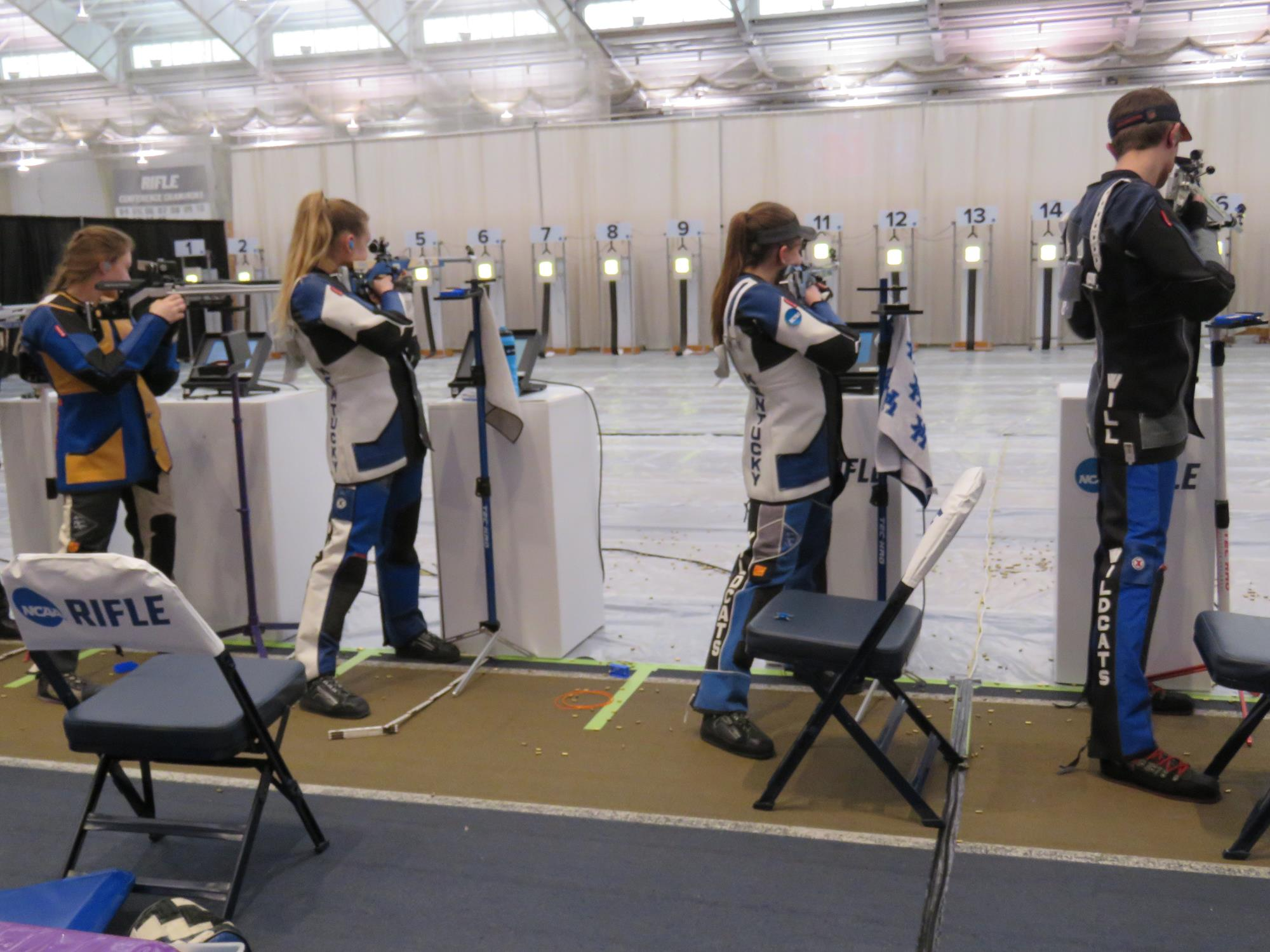 UK Rifle in Third at GARC after Day One Smallbore