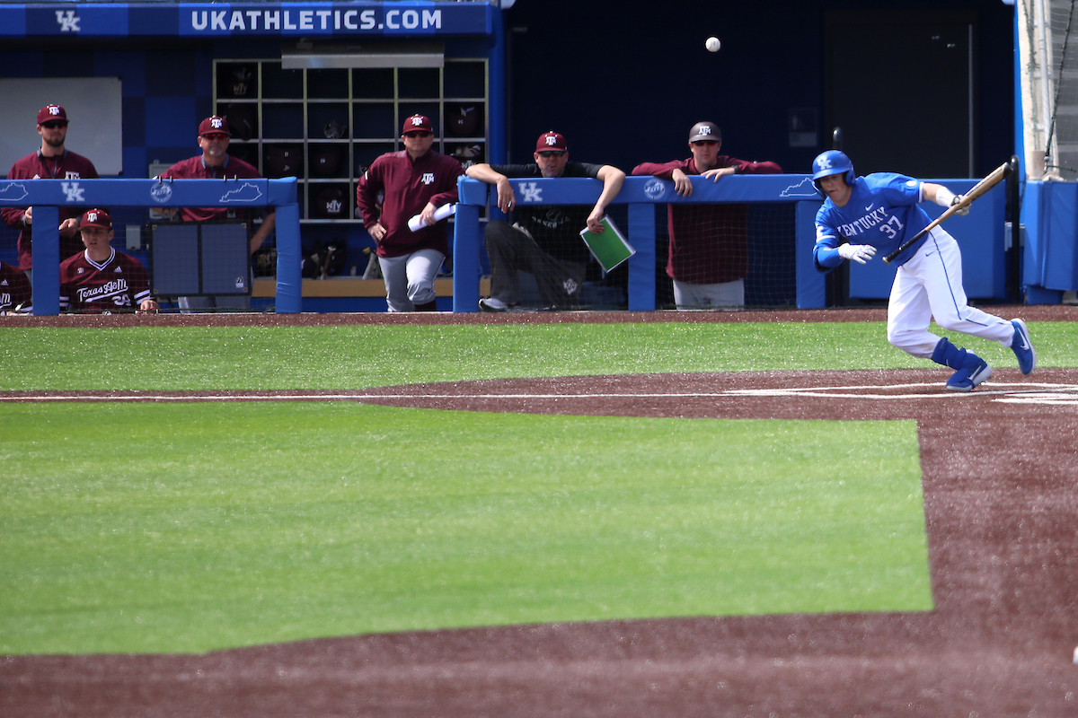 Cam Hill.

University of Kentucky baseball vs. Texas A&M.

Photo by Quinn Foster | UK Athletics