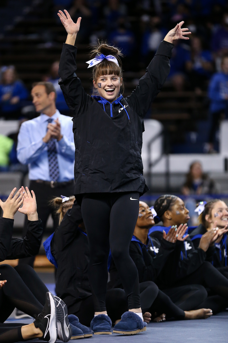Anna Haigis.

Kentucky defeats Michigan State on Senior night.

Photo by Tommy Quarles | UK Athletics