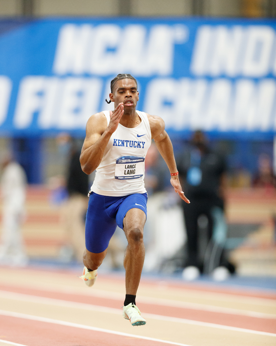 Lance Lang.

Day 1 of NCAA Track and Field Championship.

Photo by Elliott Hess | UK Athletics