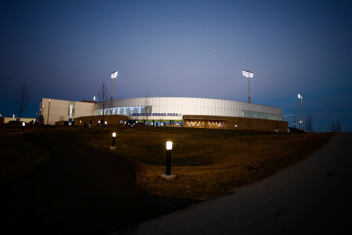Kentucky Proud Park. 

Kentucky baseball defeated EKU 7-3 on opening day at Kentucky Proud Park.

Photo by Chet White | UK Athletics
