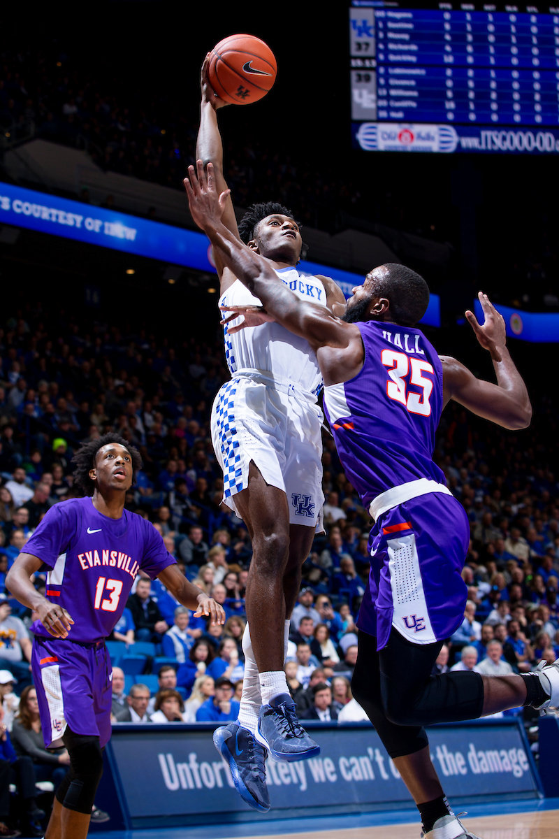 Immanuel Quickley. 

UK falls to Evansville 67-64.

Photo by Chet White | UK Athletics
