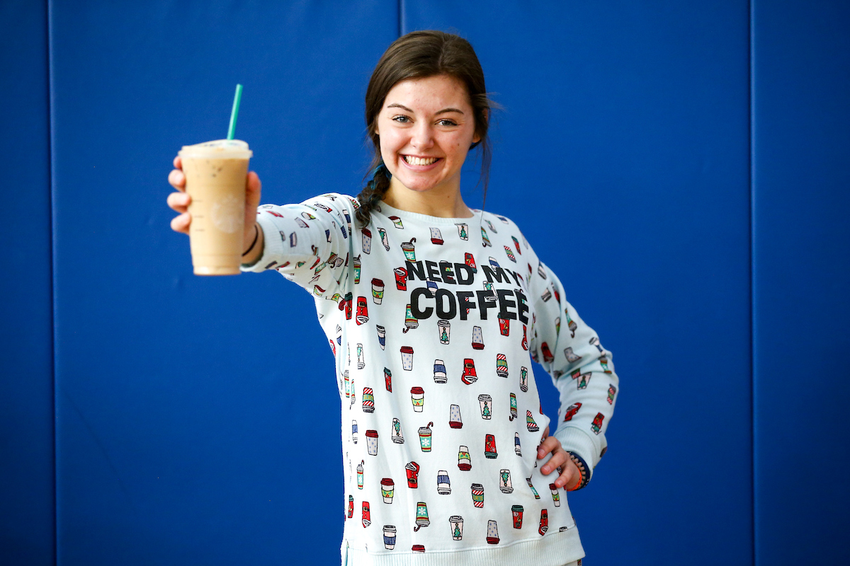 Emma King. 

Kentucky WBB Christmas Party.

Photo by Eddie Justice | UK Athletics
