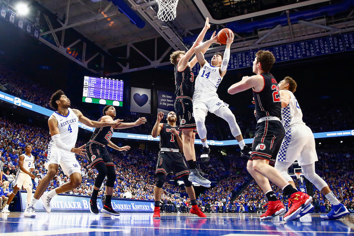 Tyler Herro.

Kentucky beat Utah 88-61 on Saturday, December 15, 2018, in Lexington's Rupp Arena.

Photo by Chet White | UK Athletics