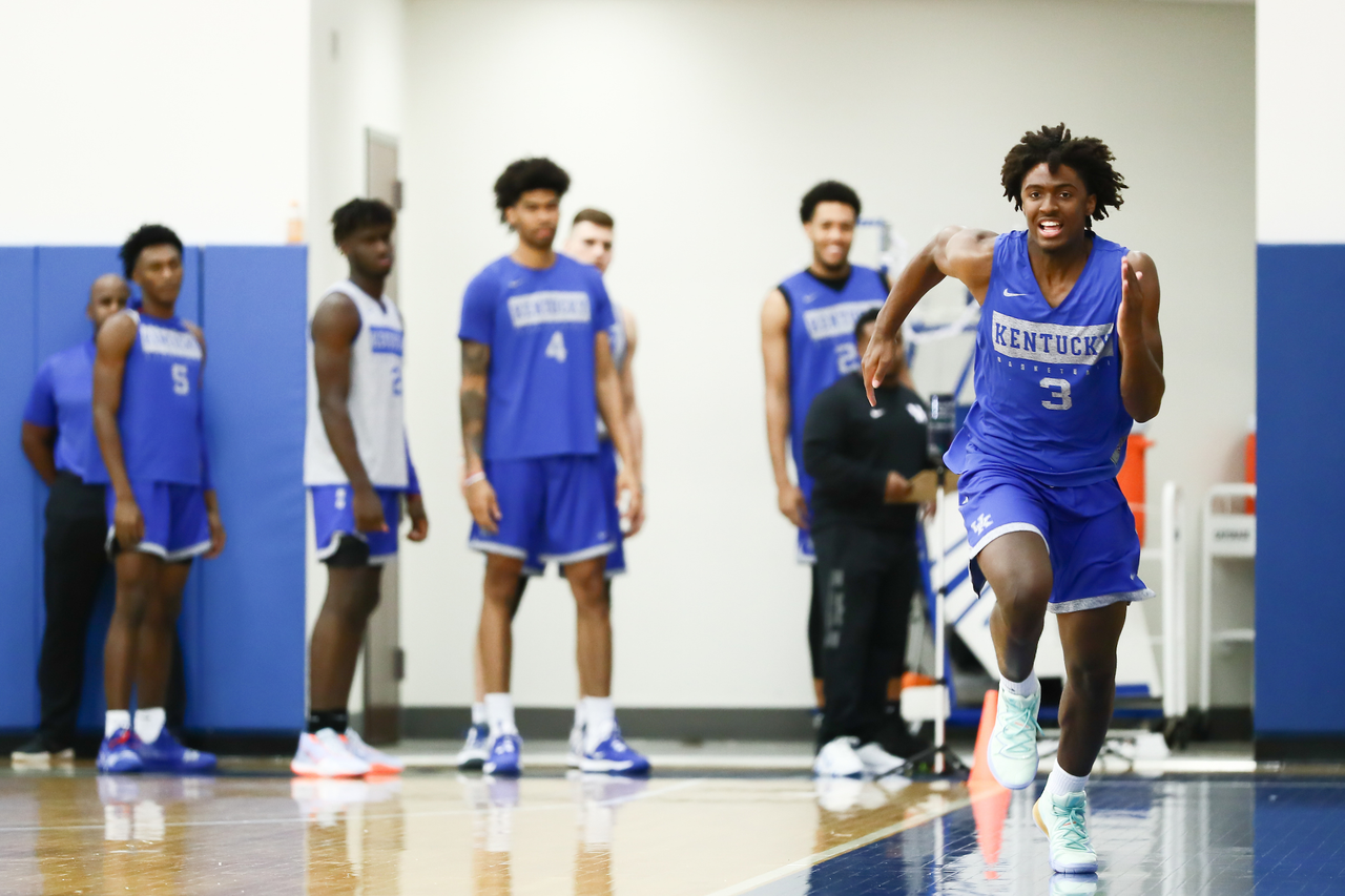 Tyrese Maxey.


Kentucky men's basketball Pro Day.


Photo by Elliott Hess | UK Athletics