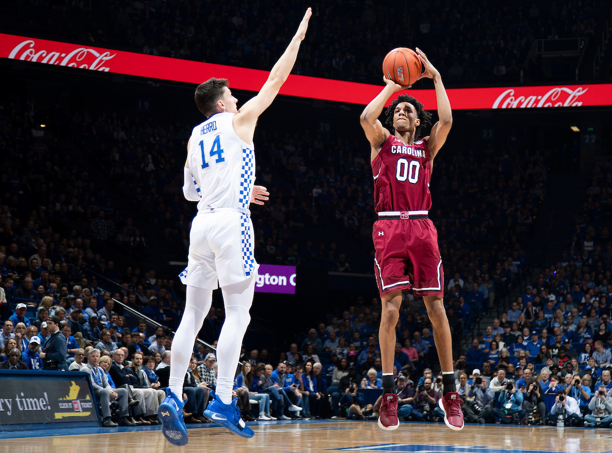 Tyler Herro.

The University of Kentucky men's basketball team beats South Carolina 76-48.

Photo by Chet White| UK Athletics