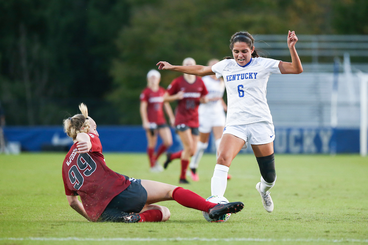 Miranda Jimenez. 

Arkansas defeats Kentucky 4-1.

Photo by Grant Lee | UK Athletics