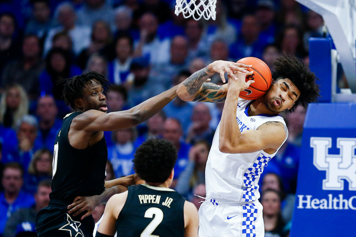 Nick Richards.

UK beats Vandy 71-62.

Photo by Chet White | UK Athletics