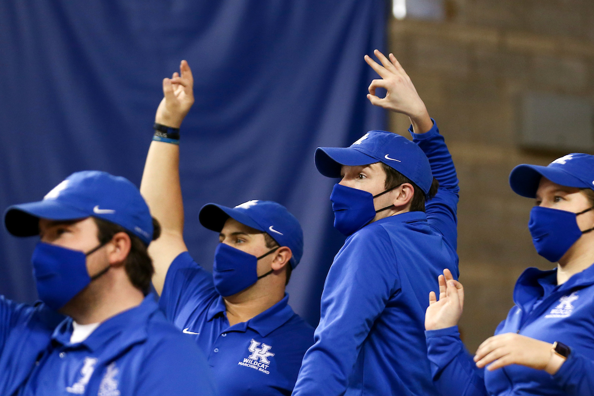 Marching Band.

Kentucky loses to South Carolina 59-50.

Photo by Grace Bradley | UK Athletics