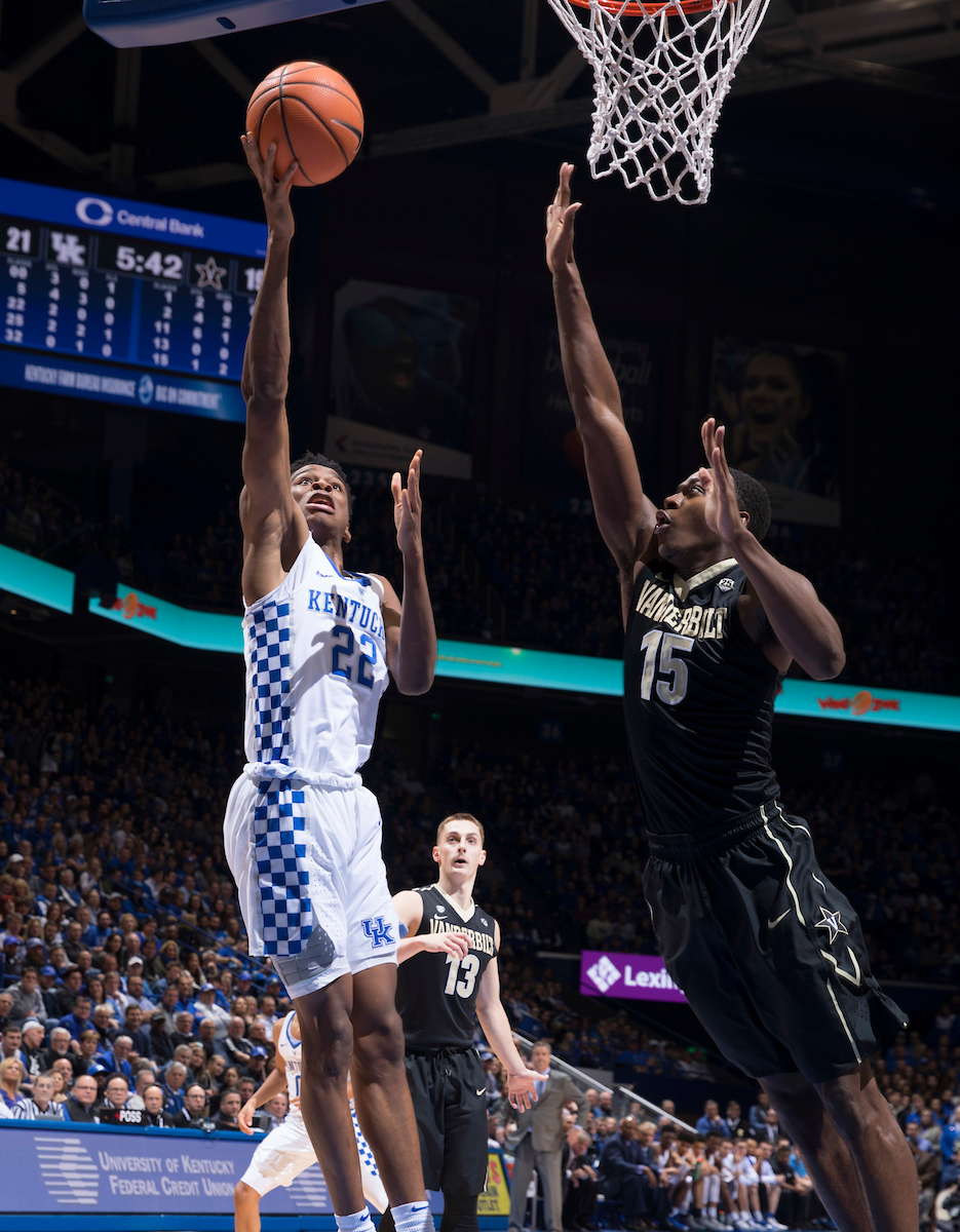 Shai Gilgeous-Alexander.

The University of Kentucky men's basketball team beats Vanderbilt 83-81 on Tuesday, January 30, 2018 at Rupp Arena in Lexington, Ky.


Photos by Mark Cornelison | UK Athletics