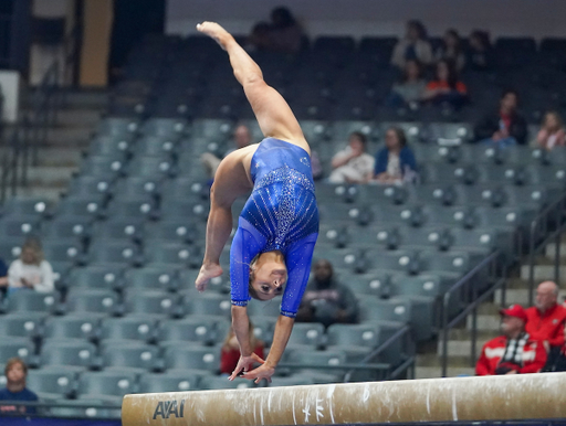 Kentucky gymnast during the SEC championship at BJCC's Legacy Arena in Birmingham, Ala., Saturday, March 19, 2022. (Marvin Gentry | Marvin-Gentry.com)