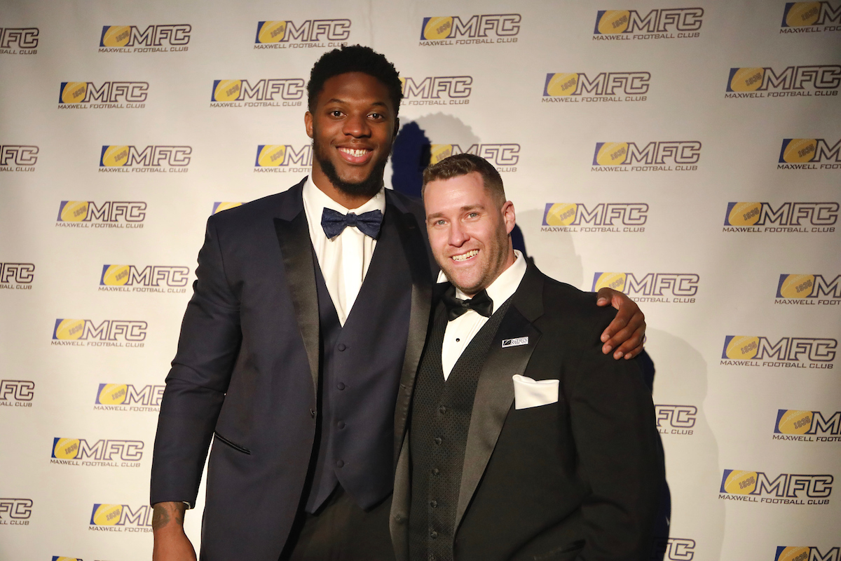 Josh Allen is honored as the 2018 Bednarik Award winner at the Maxwell Football Club Gala on Friday, March 7th, 2019.

Photo by Noah J. Richter | UK Athletics
