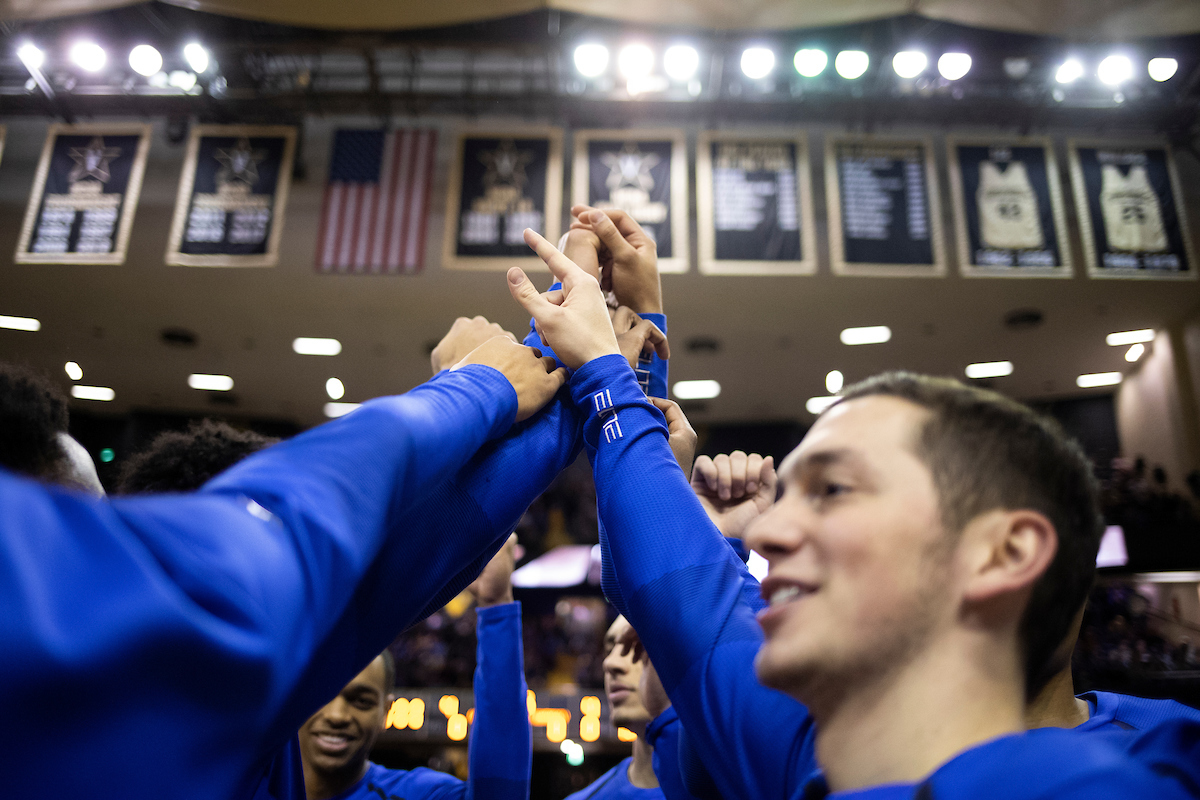 Team. Jonny David.

Kentucky beat Vanderbilt 87-52 on Tuesday, January 29, 2019, at Memorial Gym in Nashville, TN.

Photo by Chet White| UK Athletics