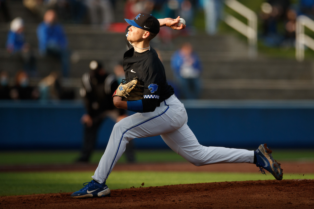 Cole Stupp.

Kentucky loses to Alabama 10-1.

Photo by Elliott Hess | UK Athletics