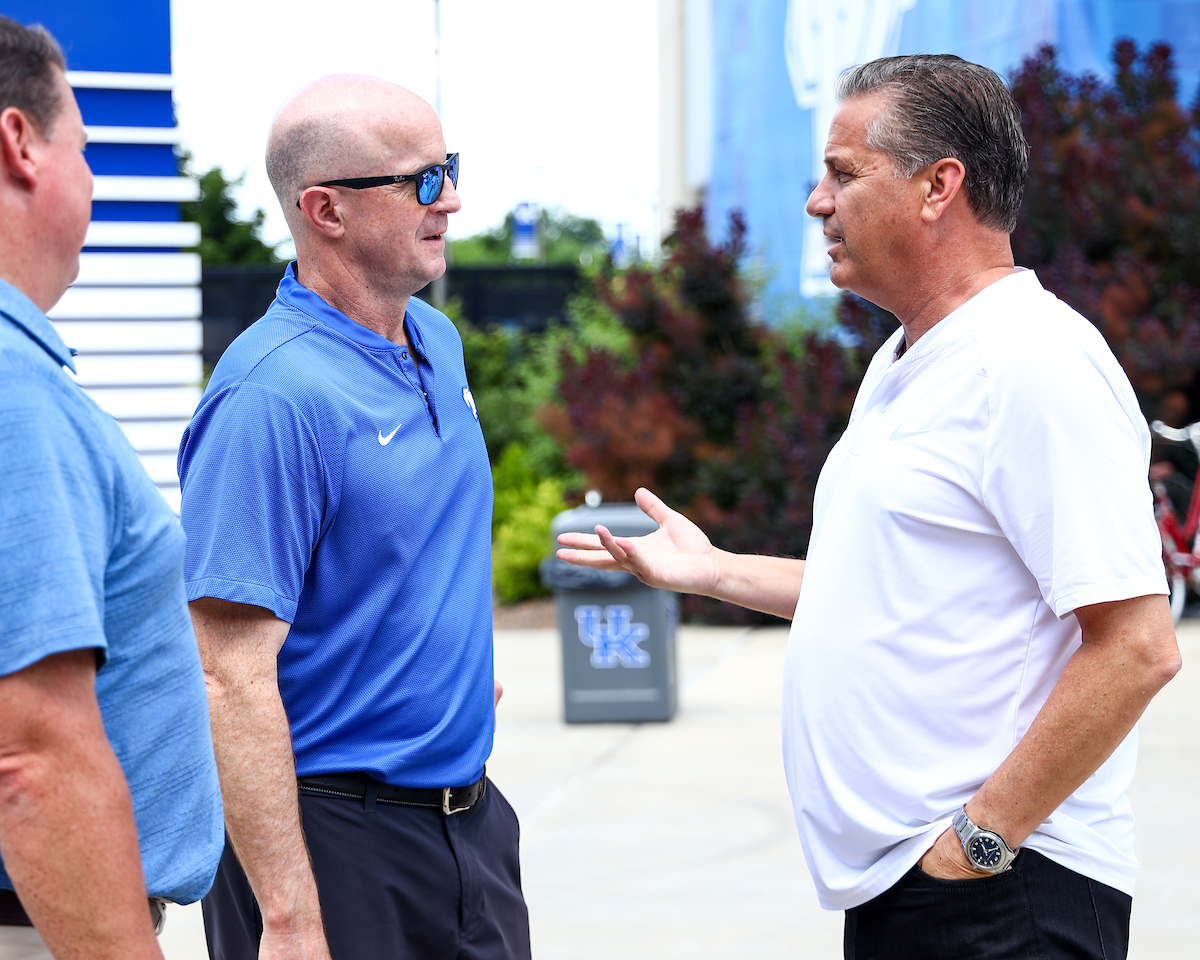 Craig Skinner. John Calipari. 

Juneteenth Luncheon.

Photo by Eddie Justice | UK Athletics