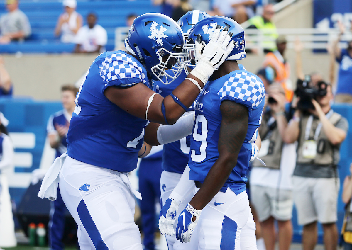 ALLEN DAILEY, JR.

UK football beats Murray State 48-10.

Photo by Britney Howard | UK Athletics