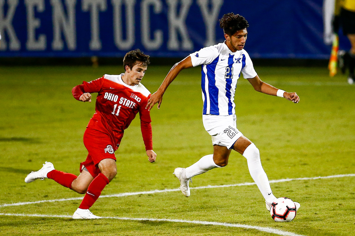 Kalil Elmedkhar.

Kentucky defeats Ohio State University 2-1.

Photo by Hannah Phillips | UK Athletics