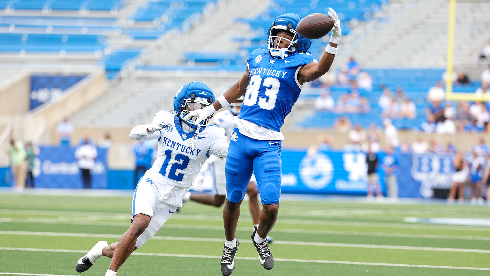 Football Cats Complete Spring with Blue-White Game