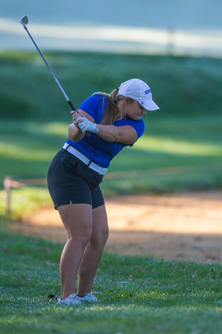 Sarah Fite.Kentucky womenâ??s golf practice.Photo by Grant Lee | UK Athletics