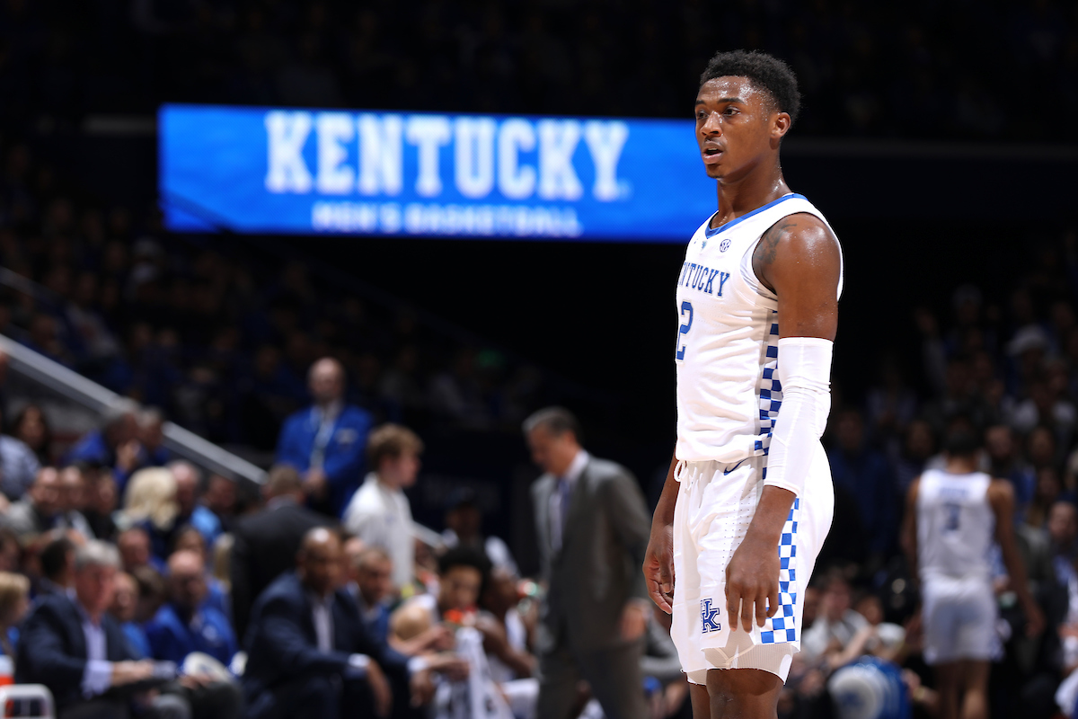 Ashton Hagans.

Kentucky men?s basketball defeated Mississippi State 76-55.

Photo by Quinn Foster | UK Athletics