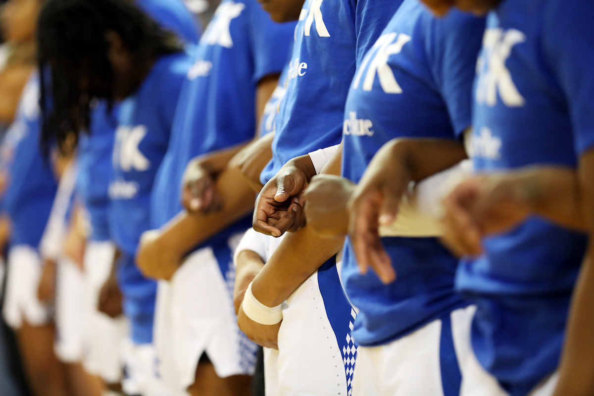 Team

The UK Women's Basketball team beat LSU on Senior Day on Sunday, February 24, 2019.

Photo by Britney Howard | UK Athletics