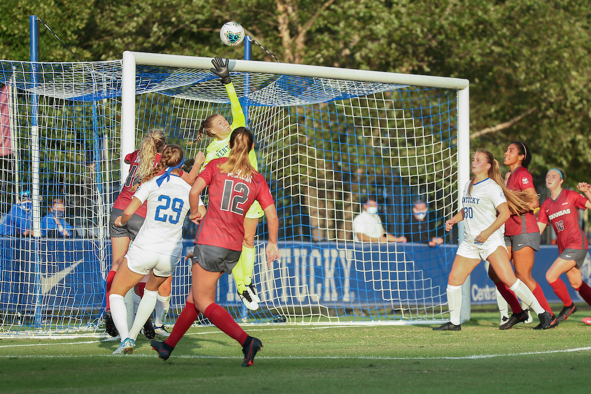 Brooke Littman. 

Arkansas defeats Kentucky 4-1.

Photo by Grant Lee | UK Athletics