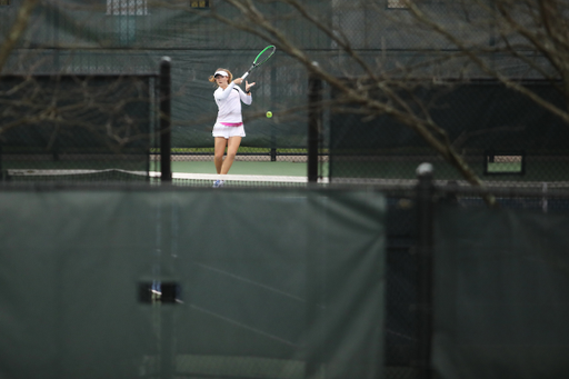 Tiphanie Fiquet.

University of Kentucky women's tennis vs. Ole Miss.

Photo by Quinn Foster | UK Athletics