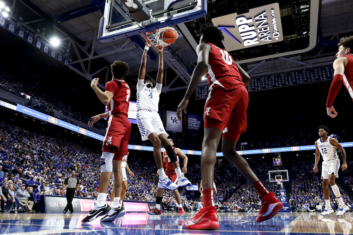 Daimion Collins.

Kentucky beat Alabama 90-81.

Photos by Chet White | UK Athletics