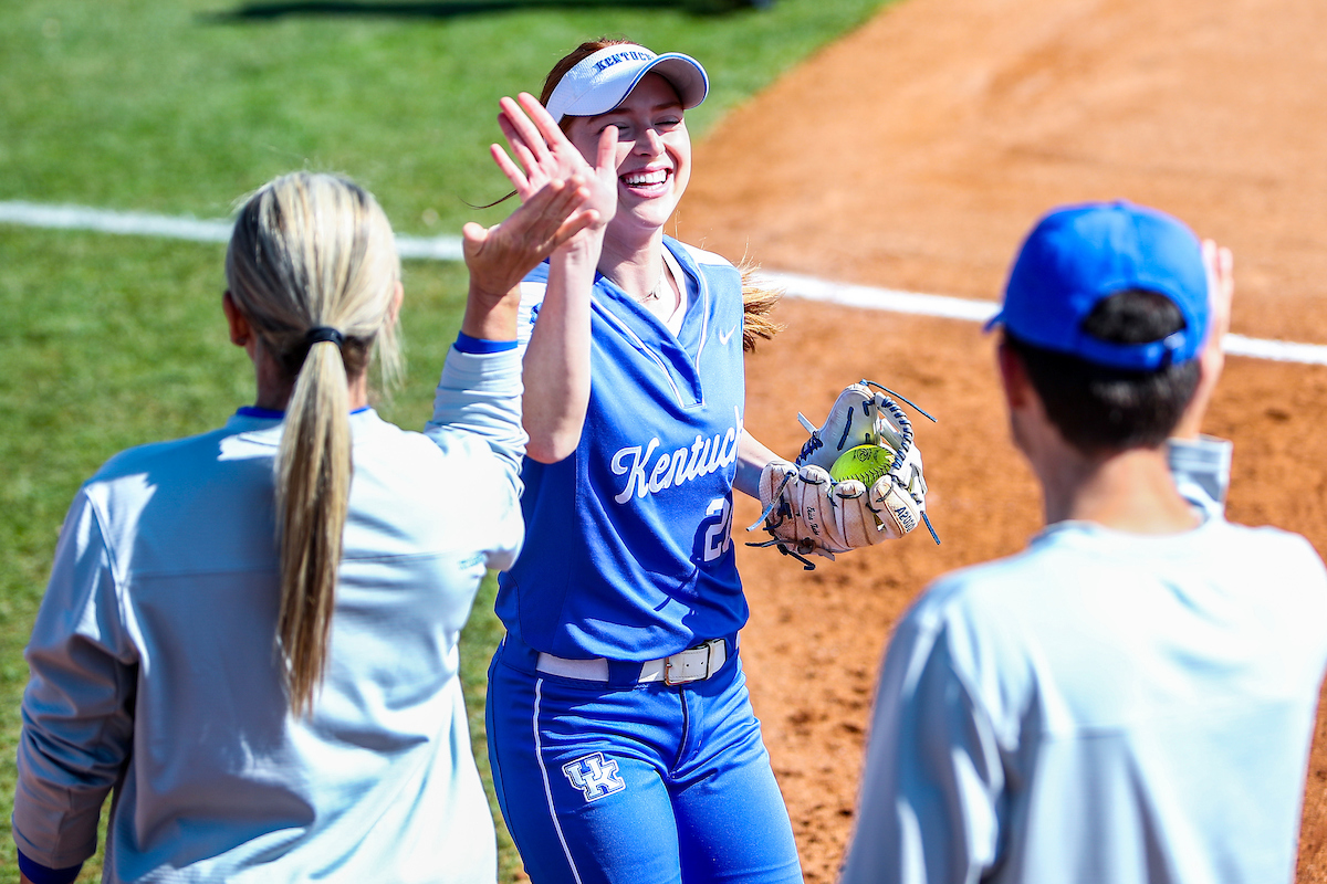 Emma Boitnott.

Kentucky defeats Ohio 16-8.

Photo by Sarah Caputi | UK Athletics