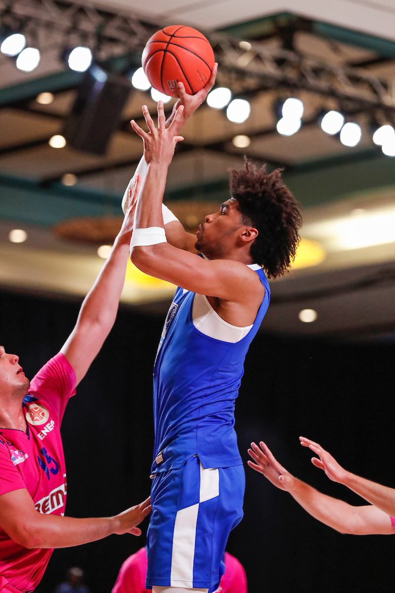 Nick Richards.

The University of Kentucky men's basketball team beat Serbia's Mega Bemax 100-64 at the Atlantis Imperial Arena in Paradise Island, Bahamas, on Saturday, August11, 2018.

Photo by Chet White | UK Athletics