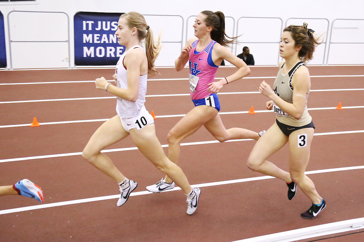 Michelle McKinney.

The University of Kentucky track and field team competes in day two of the 2018 SEC Indoor Track and Field Championships at the Gilliam Indoor Track Stadium in College Station, TX., on Sunday, February 25, 2018.

Photo by Chet White | UK Athletics