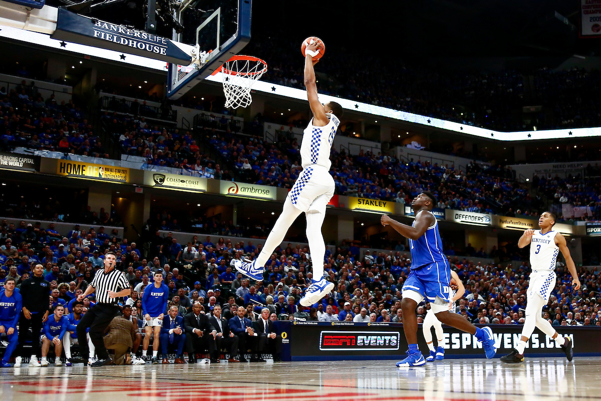 PJ Washington.

Men's basketball falls to Duke 118-84.

Photo by Chet White | UK Athletics