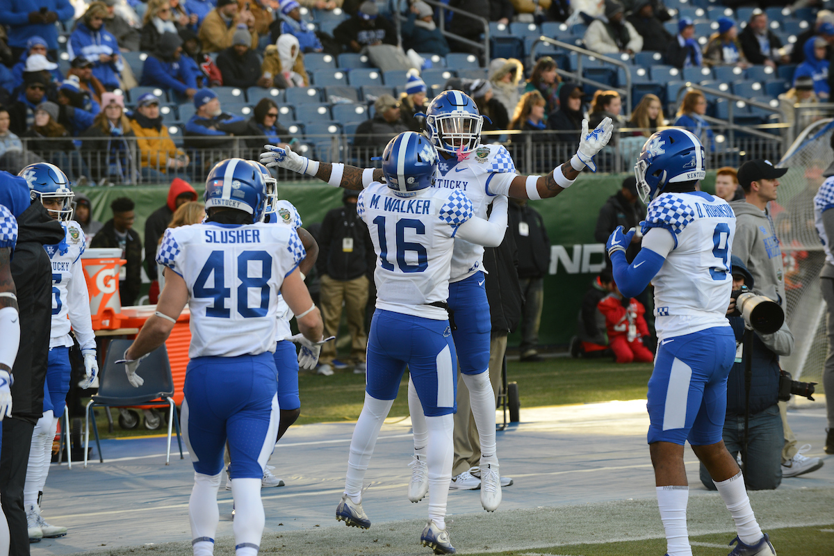 Marcus Walker

The University of Kentucky football team falls to Northwestern 23-24 in the Music City Bowl on Friday, December 29, 2017, at Nissan Field in Nashville, Tn.