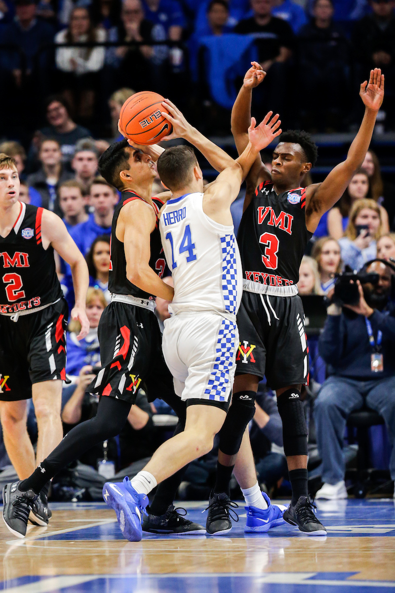 Tyler Herro

UK beats VMI 92-82 at Rupp Arena.

Photo by Isaac Janssen | UK Athletics