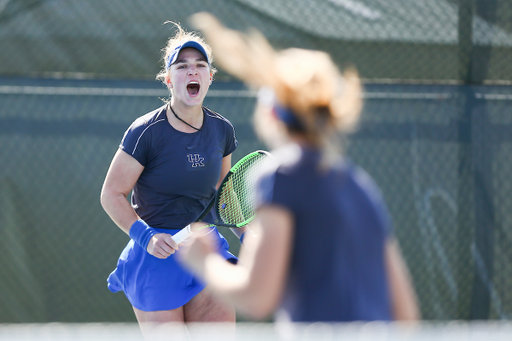 Akvile Parazinskaite.

Kentucky falls to Auburn 4-3.

Photo by Hannah Phillips | UK Athletics