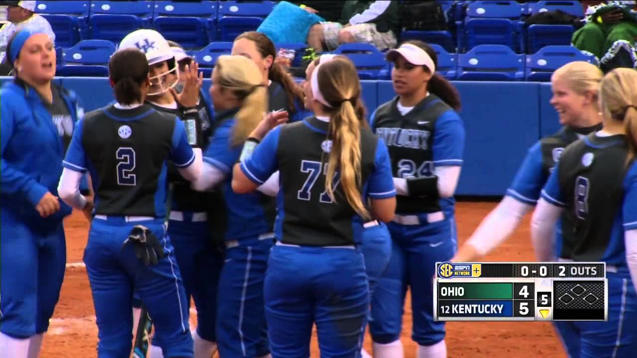 Softball vs Ohio Game 2 Highlights 3-14-15