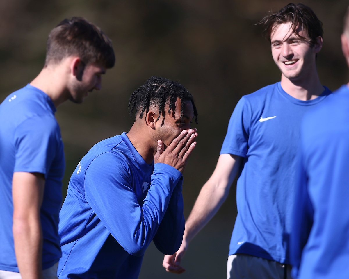 Men's Soccer Practice Photo Gallery