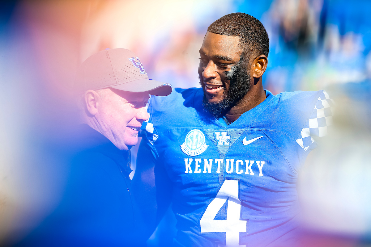 Josh Paschal. 

Kentucky beat New Mexico State 56-16.

Photo by Eddie Justice | UK Athletics