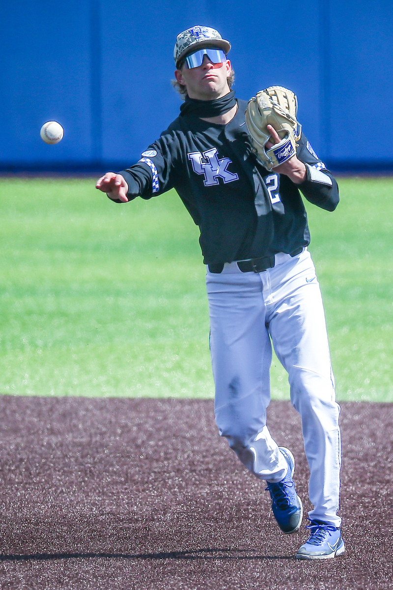 Jase Felker.

Kentucky defeats Georgia 18-5.

Photo by Sarah Caputi | UK Athletics