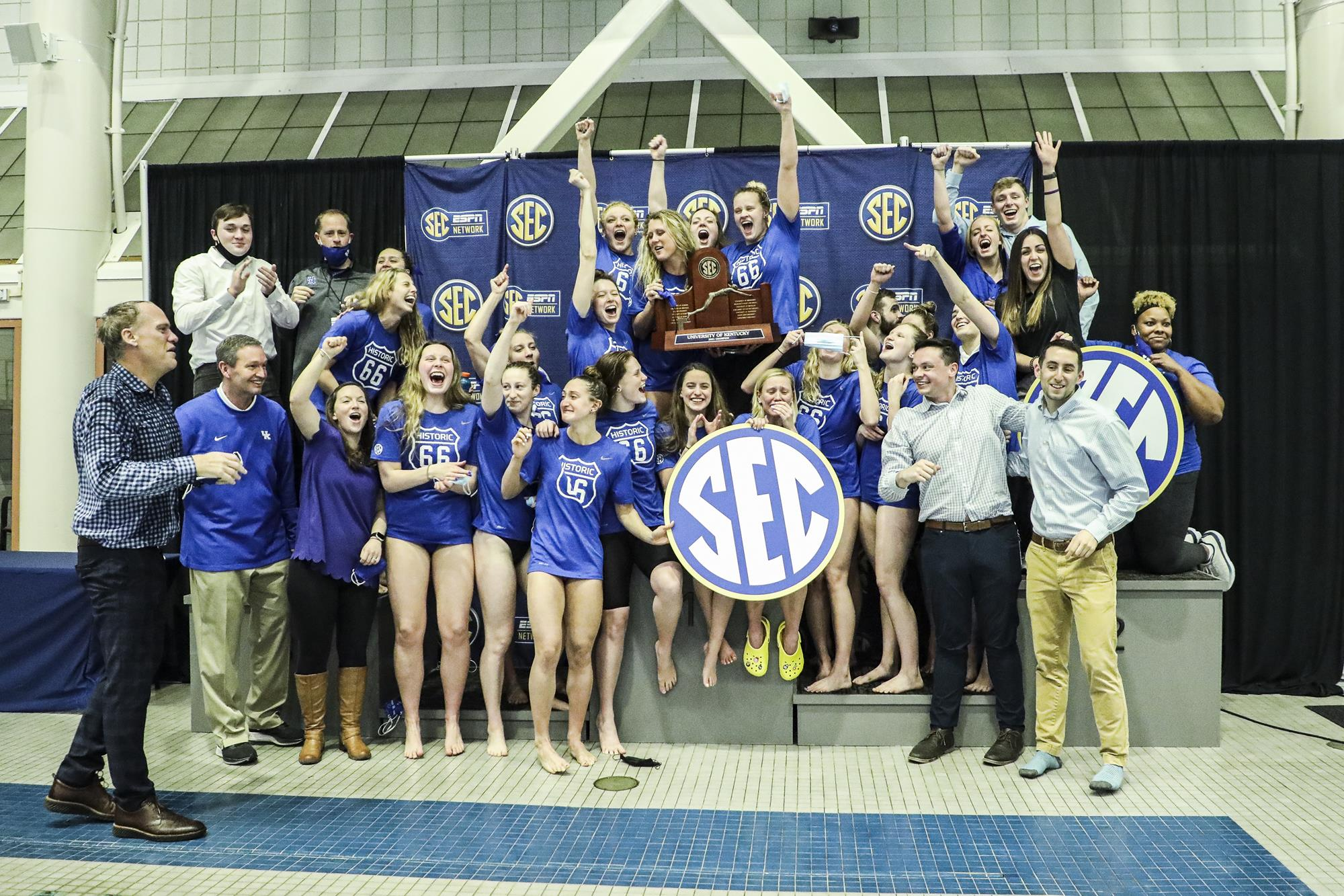 SEC CHAMPIONS: Kentucky Women’s Swimming & Diving Wins First SEC Championship