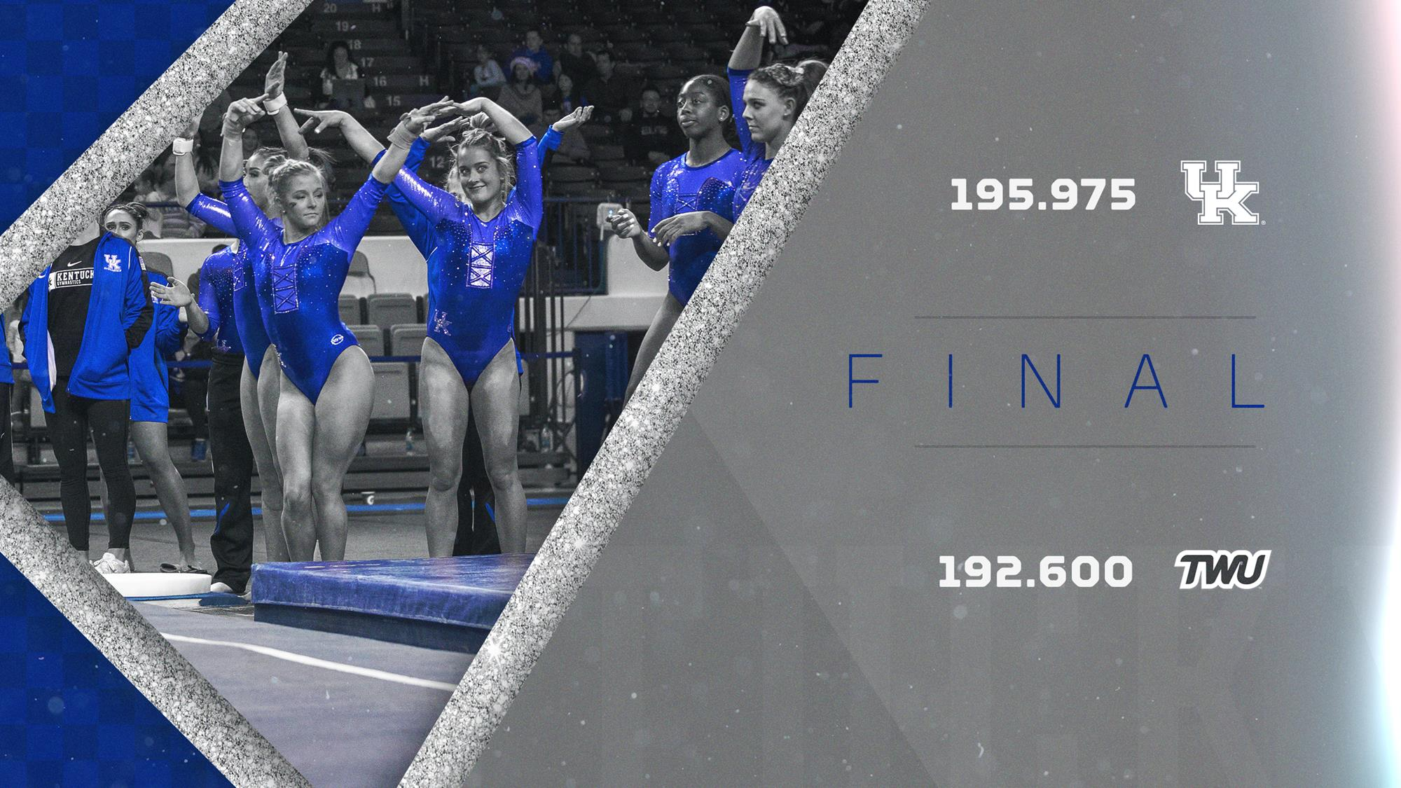 Gymnastics opens 2019 season with sweep of Texas Woman’s