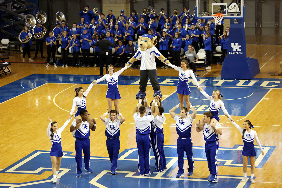 Cheer, Scratch

UK Women's Basketball beats Alabama State on Wednesday, November 7, 2018 .

Photo by Britney Howard | UK Athletics