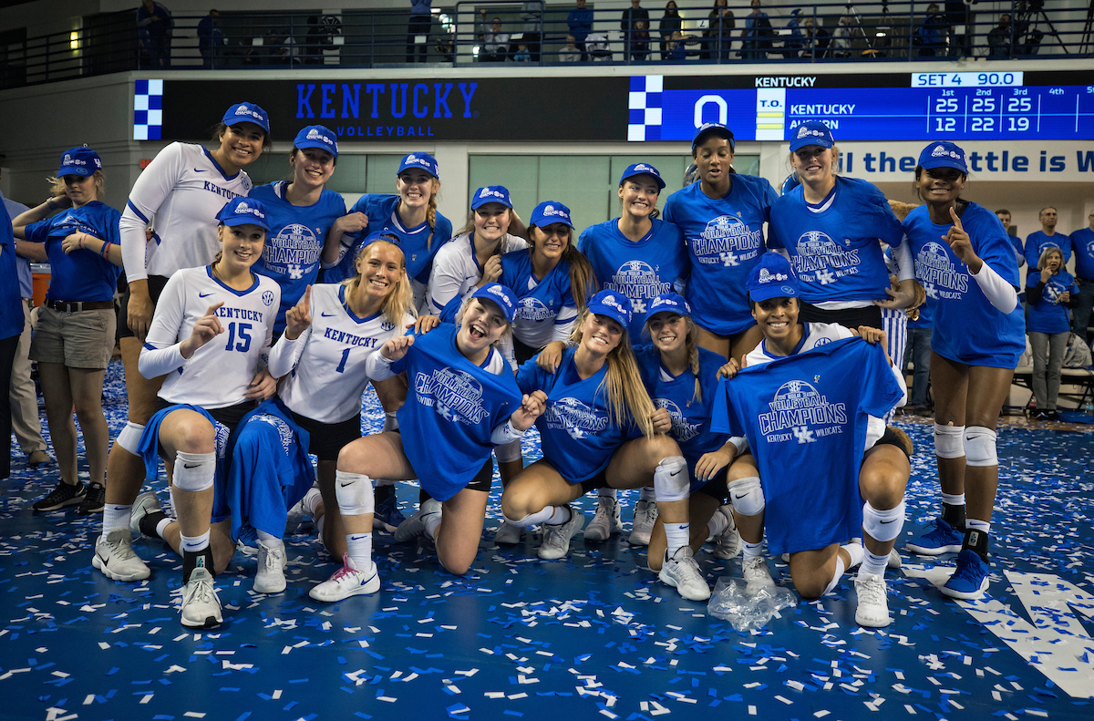 as Kentucky defeated  Auburn 3-0 on November 24, 2018.  Photo by Mark Cornelison | UKphoto