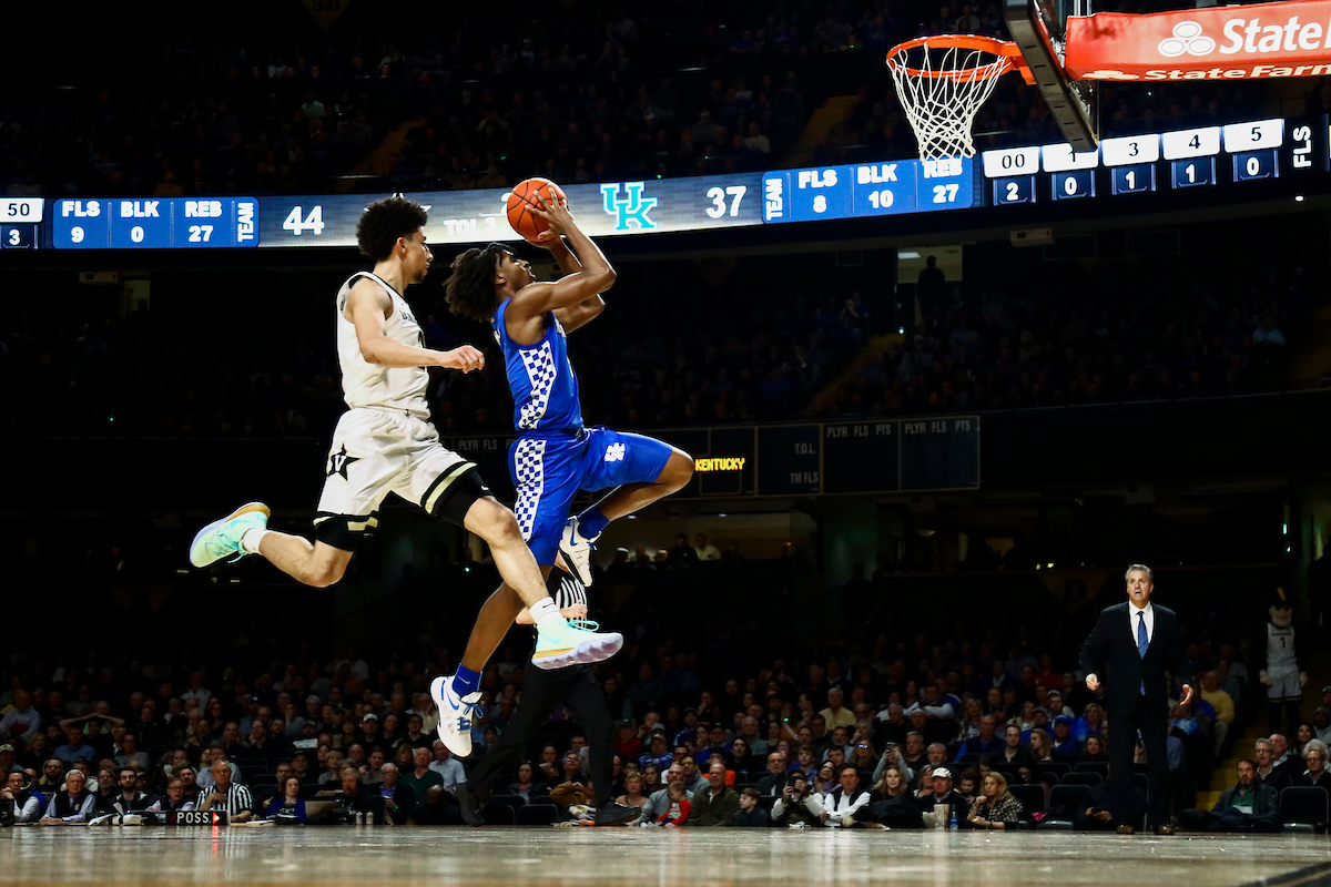 Tyrese Maxey. 

Kentucky beat Vanderbilt 78-64.

Photo by Chet White | UK Athletics