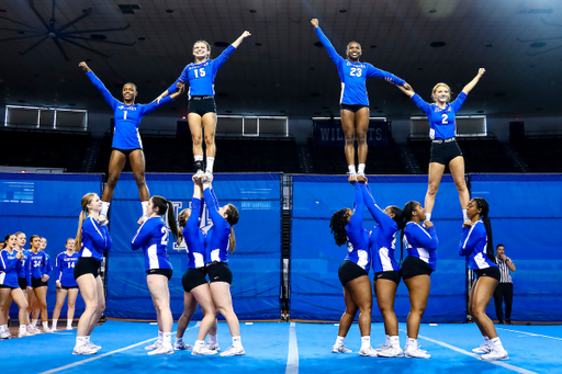 Pyramid.

Kentucky Stunt sweeps Ashland in a doubleheader.

Photo by Eddie Justice | UK Athletics