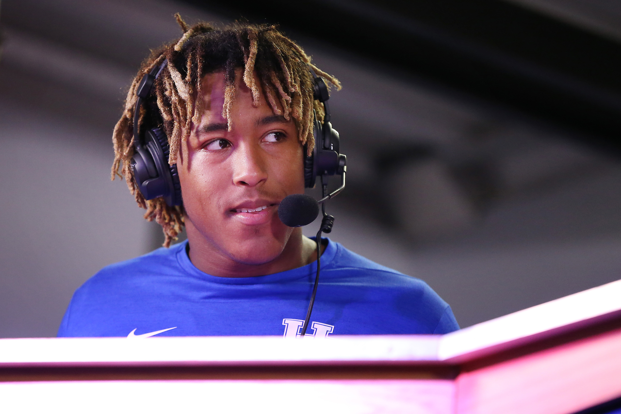 Benny Snell.

Madness campout. 180927.

Photo by Chet White | UK Athletics