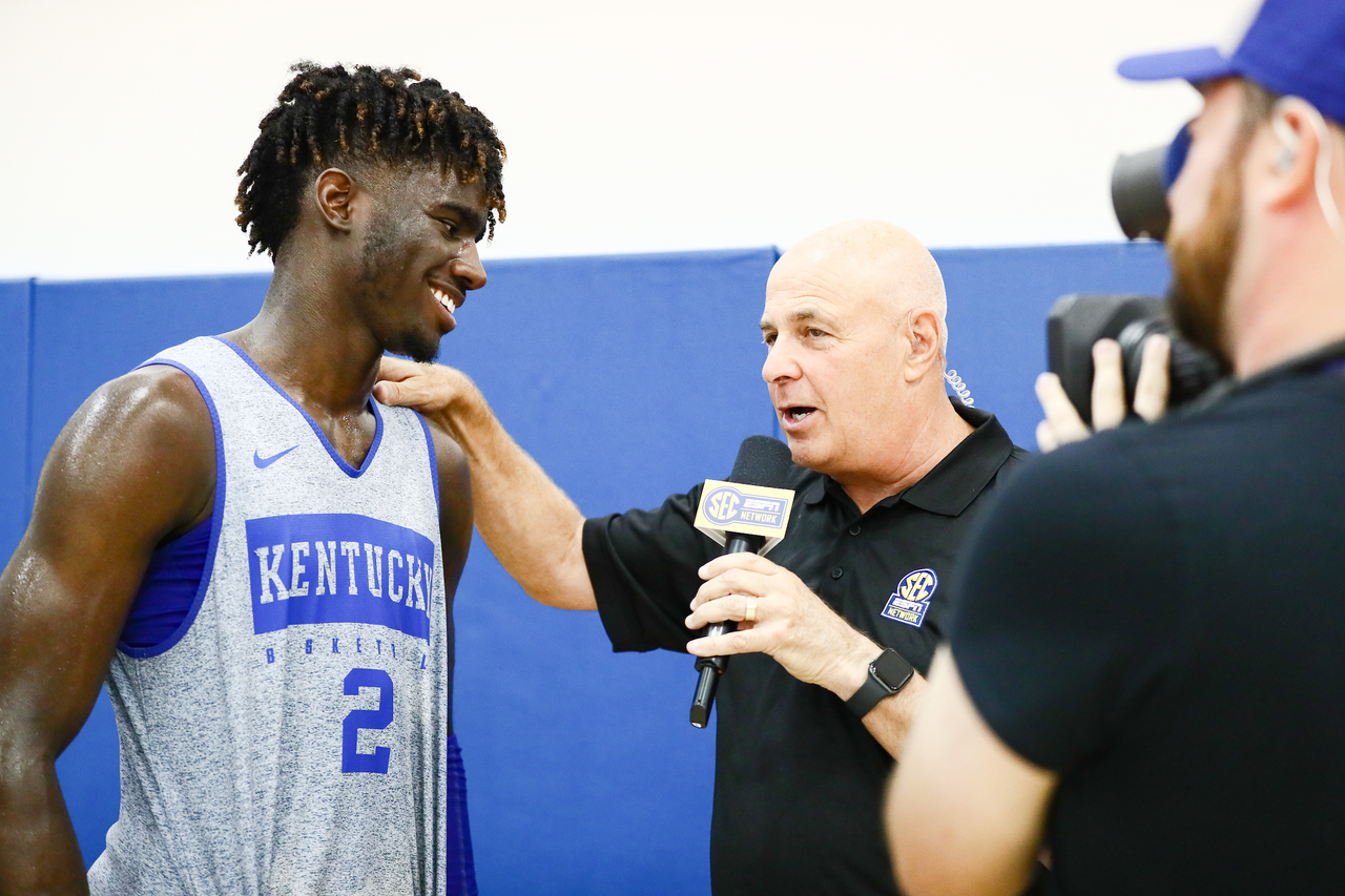 Kahlil Whitney. Seth Greenberg.


Kentucky men's basketball Pro Day.


Photo by Elliott Hess | UK Athletics
